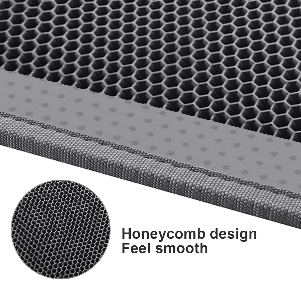 Kitty Cat Litter Mat – Double-Layer Honeycomb Design | Waterproof, Non-Slip, Easy-Clean EVA Cat Litter Pad